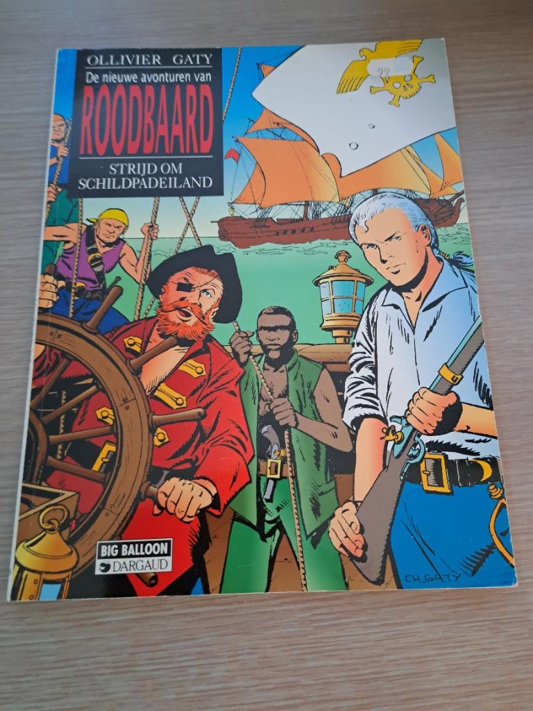 Strijd om schildpadeiland, Eén stripboek, Ophalen of Verzenden, Zo goed als nieuw, Diverse Auteurs
