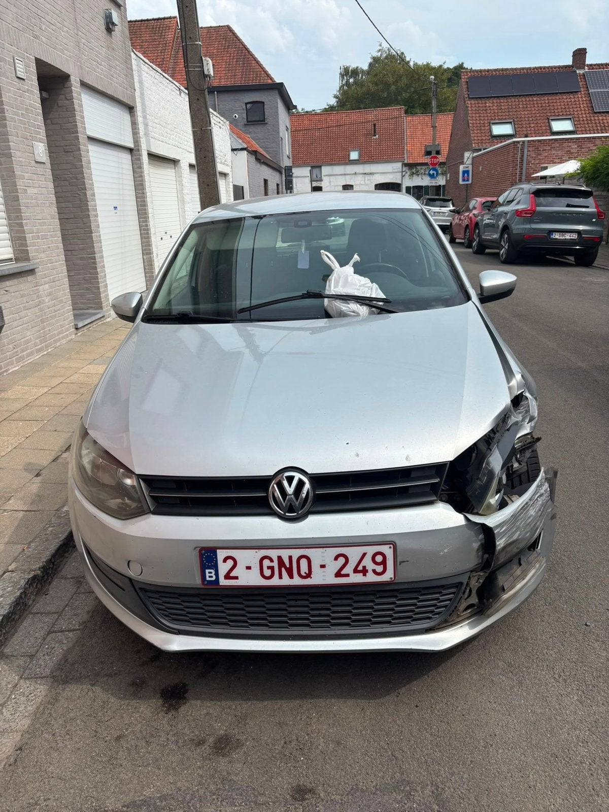 Volkswagen POLO6R BESCHADIGD, Auto's, Volkswagen, Euro 5, 5 deurs, Particulier, Zilver of Grijs