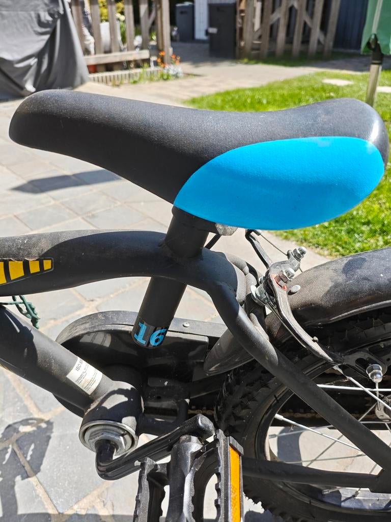 Kinderfietsje maat 16, Ophalen