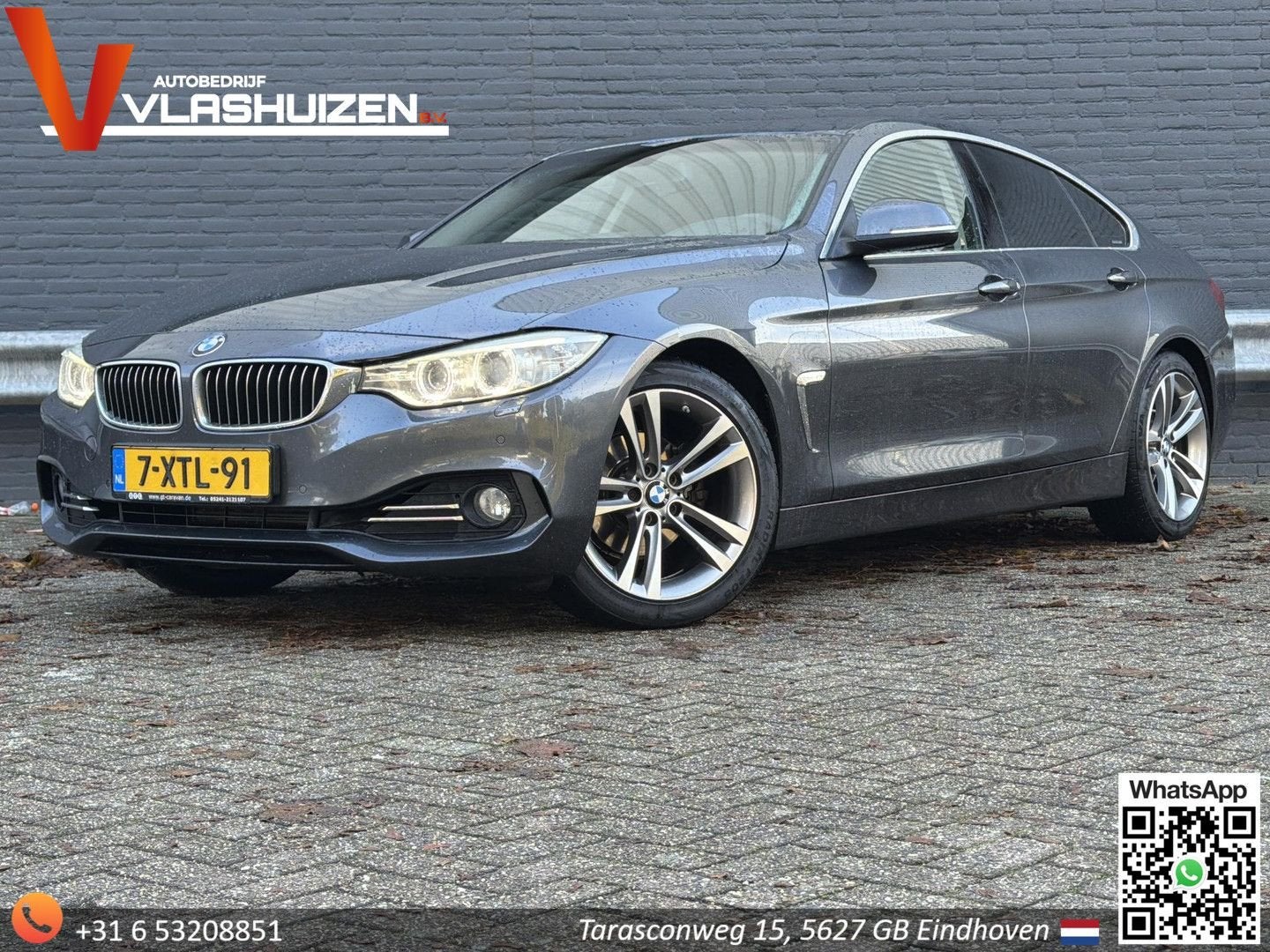 BMW 420 Gran Coupé 4-serie 420i High Executive | Leder | Cli, Autos, Argent ou Gris, Achat, Entreprise, Phares au xénon
