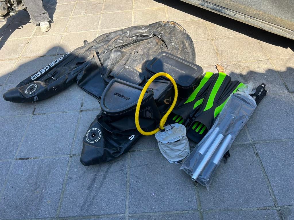 Savage gear bellyboot, Watersport en Boten, Ophalen, Gebruikt