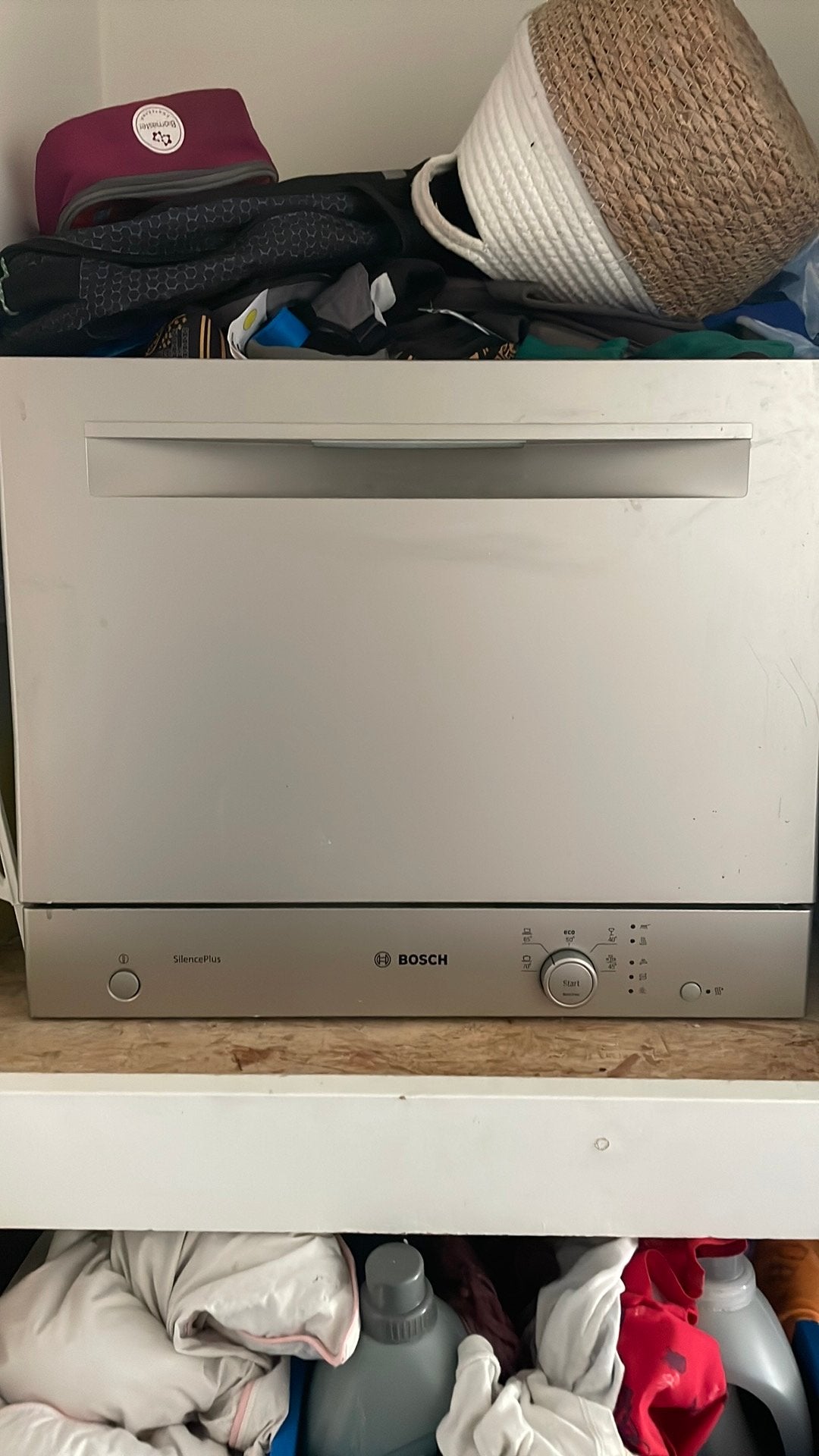 Bosch Silence Plus vaatwasser (mini), Elektronische apparatuur, Ophalen, Gebruikt, Minder dan 85 cm, Eco programma