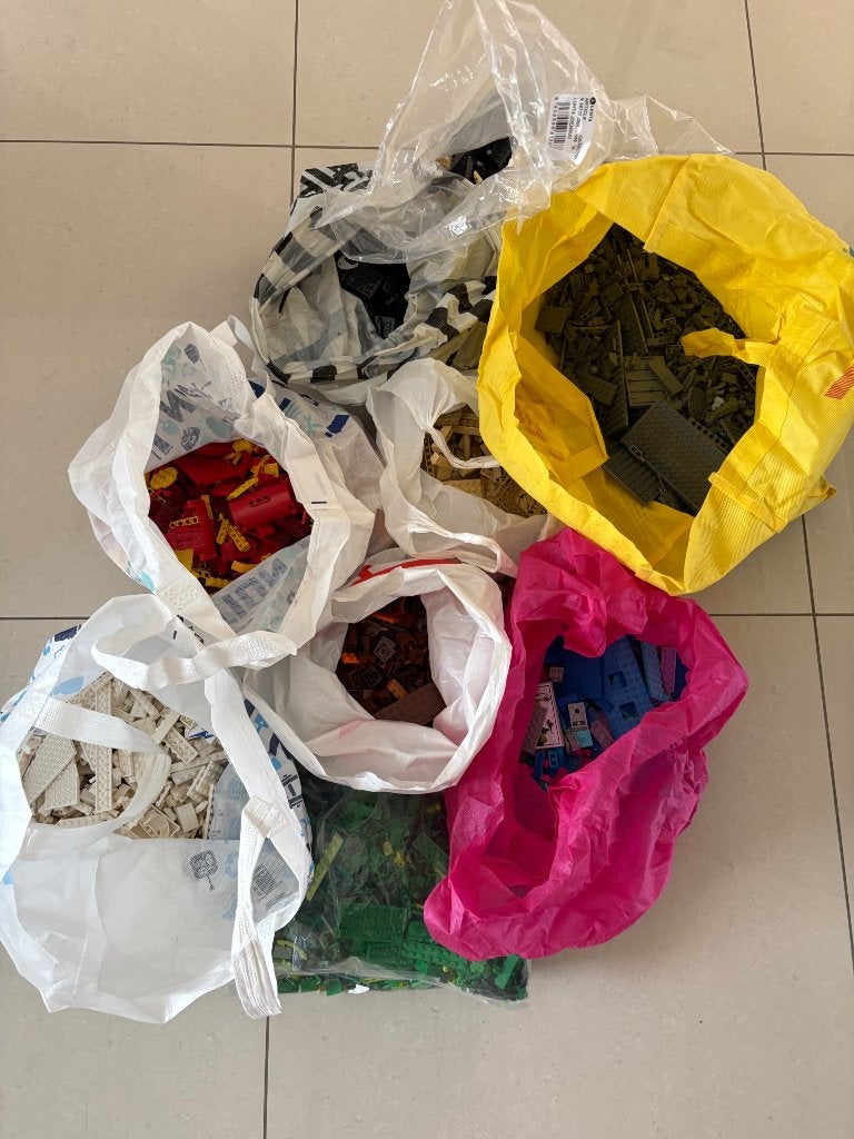 9 kilo gesorteerde legoblokken, Kinderen en Baby's, Speelgoed | Duplo en Lego, Ophalen of Verzenden, Zo goed als nieuw, Losse stenen