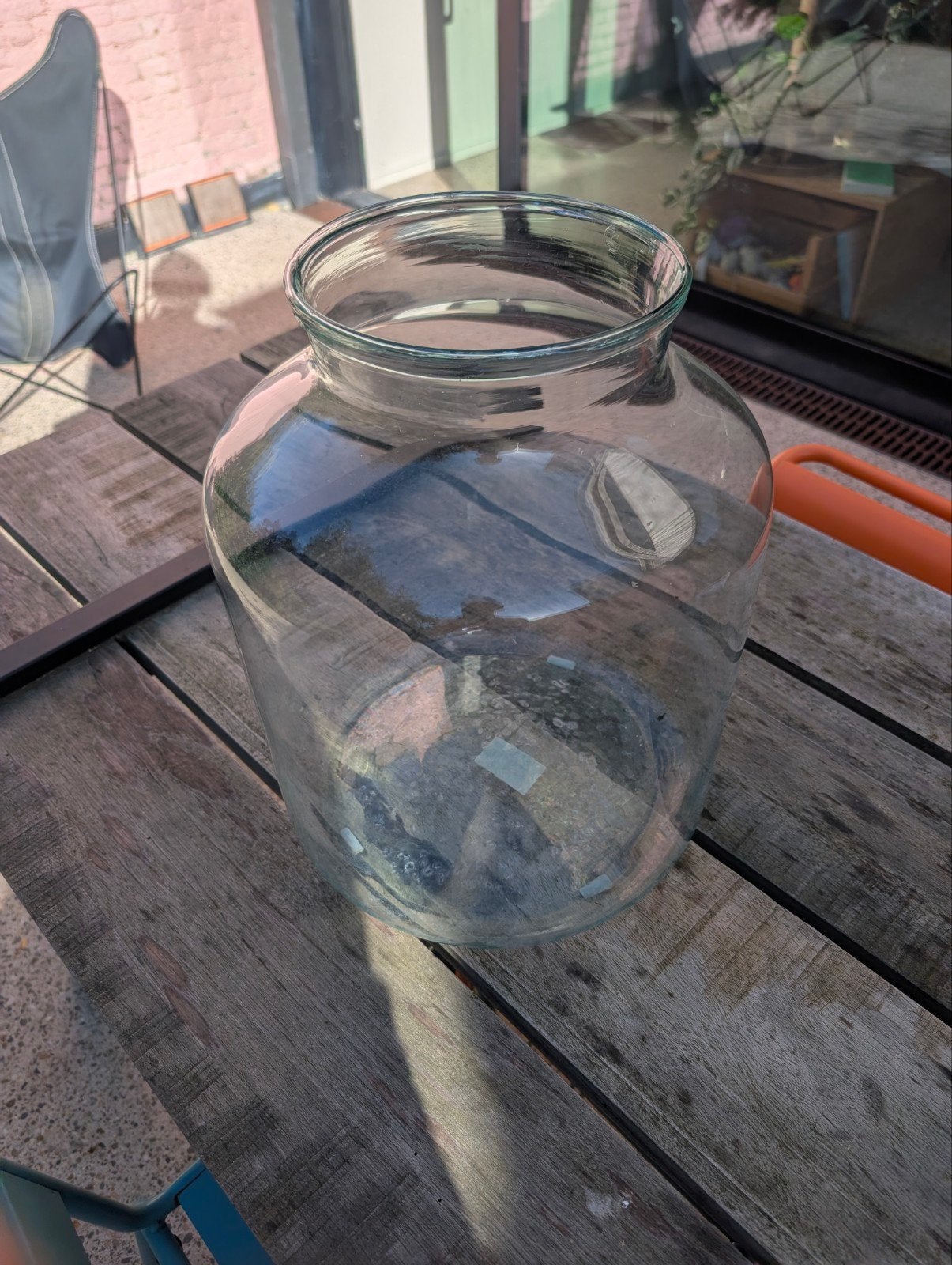 glazen vaas / bokaal, Tuin en Terras, Bloembakken en Plantenbakken, Ophalen, Zo goed als nieuw, 30 tot 60 cm