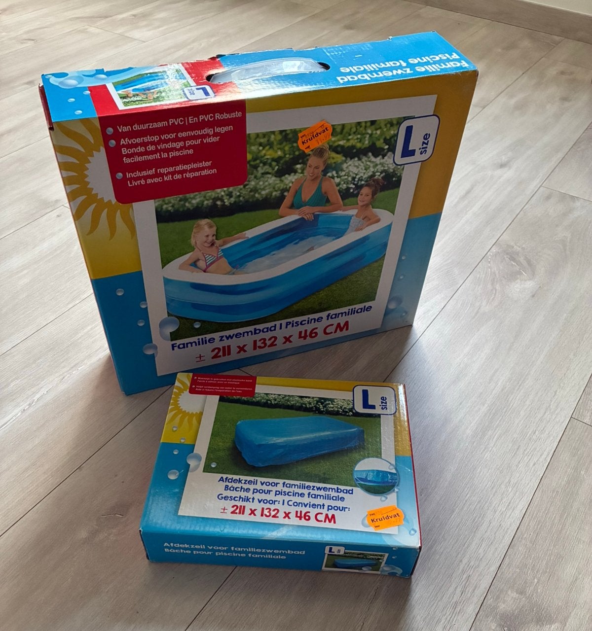 Zwembadje en afdekzeil, Ophalen, Minder dan 80 cm, Opblaaszwembad, Nieuw