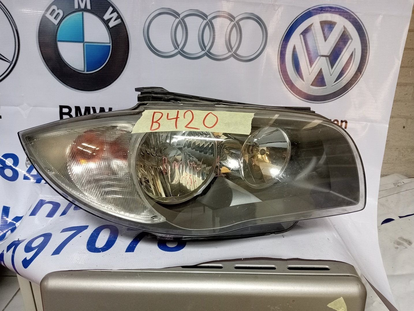 Koplamp rechts BMW 1 serie (E87/87N) (2004 - 2011), -, Utilisé, -, Enlèvement ou Envoi
