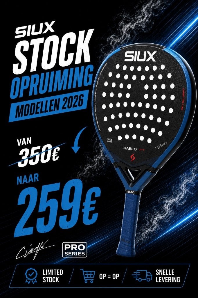 Nieuwe Siux Diablo Royal Blue Pro 2026 padel racket, Ophalen of Verzenden, Nieuw, Padelracket