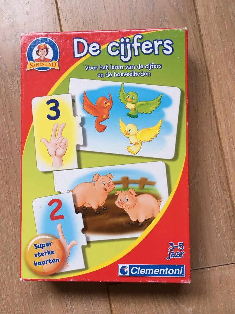 Clementoni Puzzel “de cijfers”, Ophalen of Verzenden, Zo goed als nieuw, Rekenen