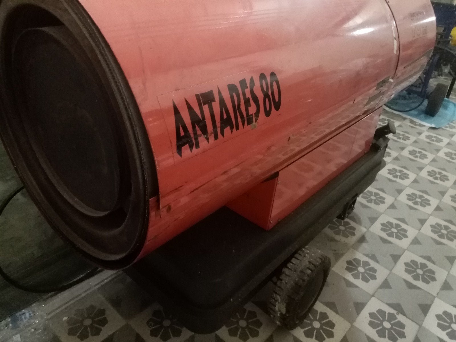 Canon aerotherme air chaud fioul Antares 80, Enlèvement