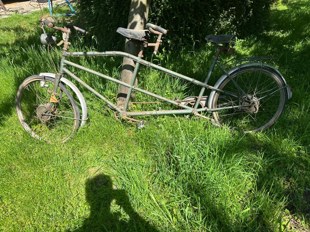 Restauratieproject tandem st Christoph, Ophalen, Zo goed als nieuw, Minder dan 10 versnellingen, Trommelrem