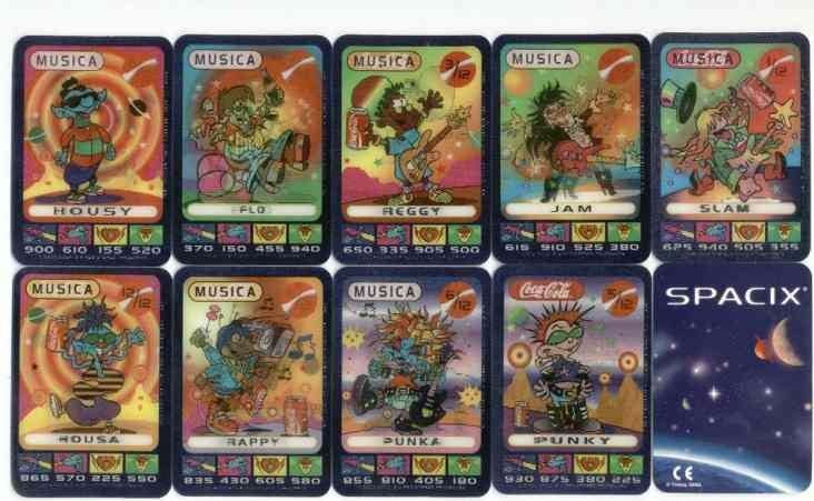 Coffret complet de cartes Coca Cola Spacix 1 à 12 édition NL, Enlèvement ou Envoi, Neuf