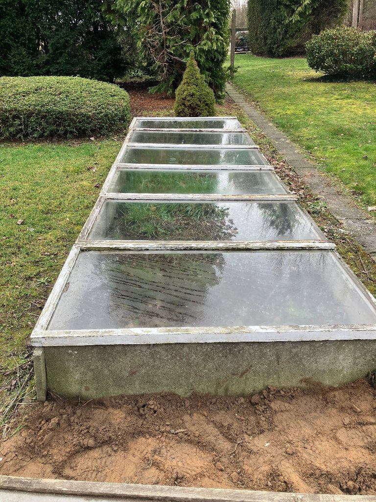 Serreglas eenruiters ramen broeibak, Tuin en Terras, Kassen, Ophalen, Glas