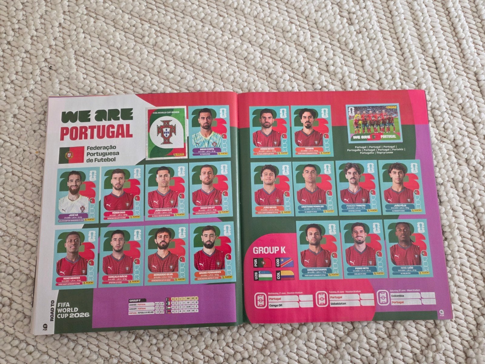 panini wk 26 sticker boek compleet gevuld, Enlèvement, Autocollant