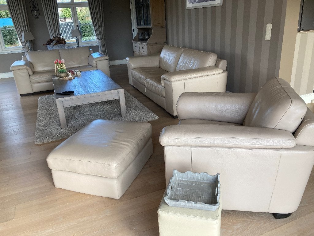 Zetel natuzzi, Huis en Inrichting, Ophalen, Zo goed als nieuw, Leer