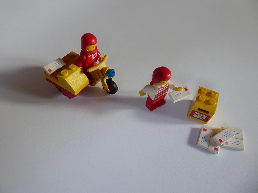 Legoland postbode 6622, Lego, Ophalen of Verzenden, Zo goed als nieuw, Compleet