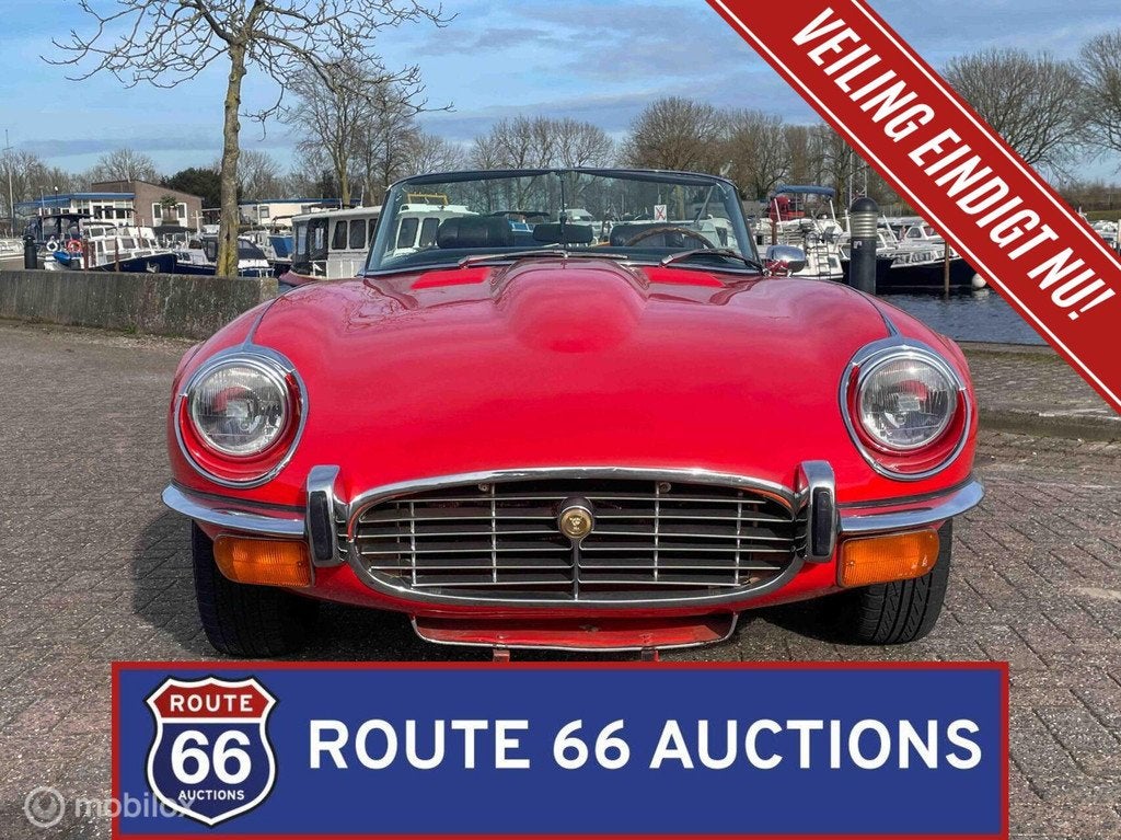 Jaguar E-Type Series 3 Cabriolet | 1971 | Route 66 Auctions, Autos, Achat, Entreprise, Boîte manuelle, Autre carrosserie