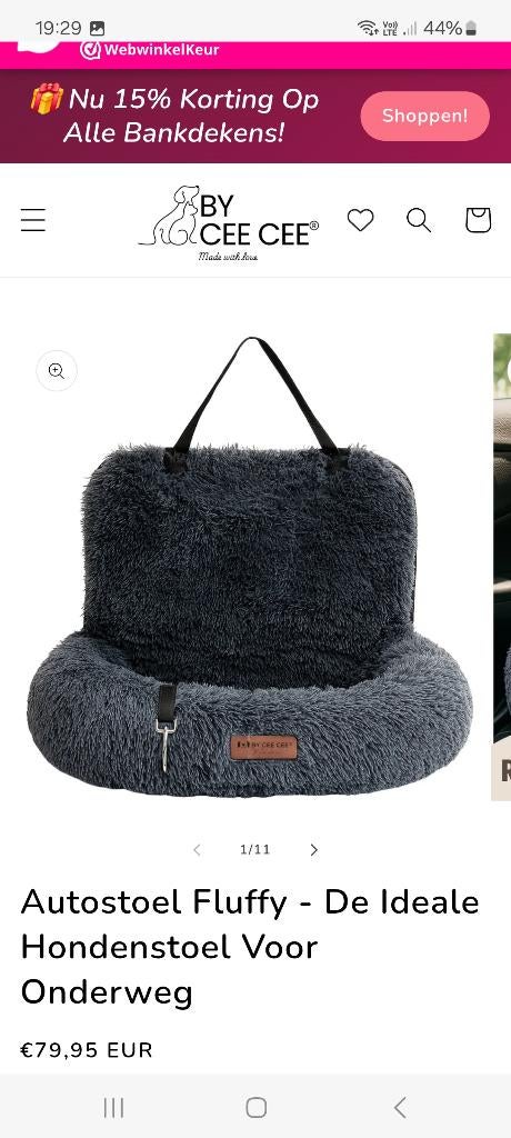 Honden automand, Animaux & Accessoires, Paniers pour chiens, Enlèvement, Comme neuf, Peluche