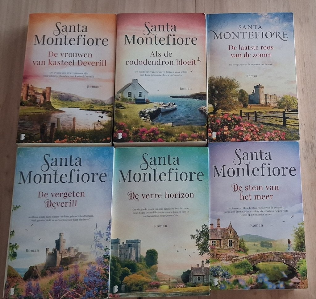 Santa Montefiore - 6 delige reeks - Slechts 1x gelezen -, Boeken, Ophalen of Verzenden, Zo goed als nieuw, Santa Montefiore