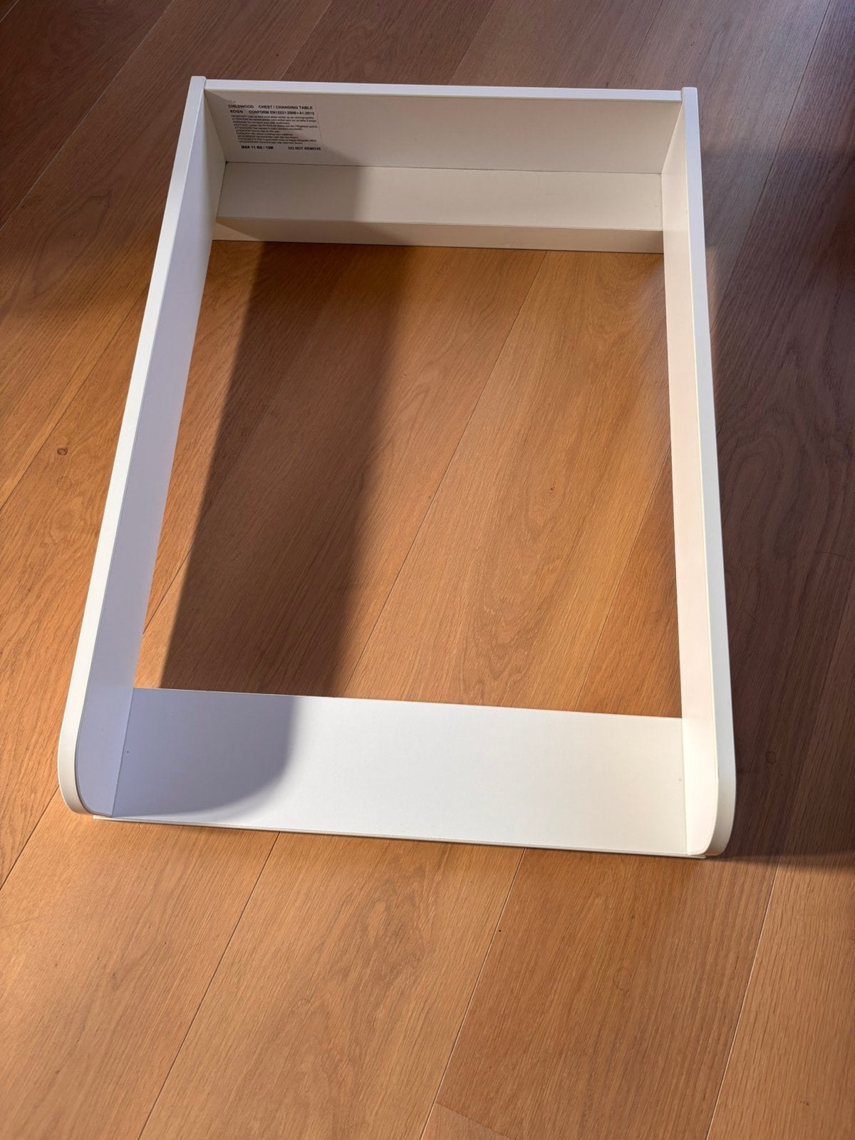 Opzetstuk voor commode, wit, childwood, 75 cm x 51 cm x 9 cm, Enlèvement, Comme neuf, Commode