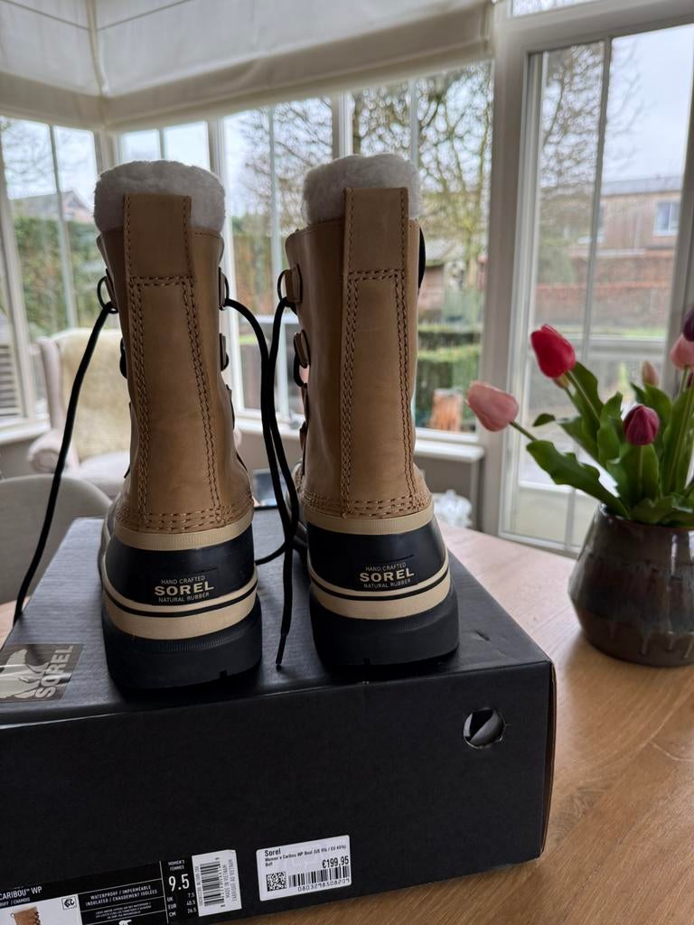 Sorel Caribou sneeuwlaarzen maat 40,5, Vêtements | Femmes, Chaussures, Enlèvement, Comme neuf, Beige, Bottes de neige