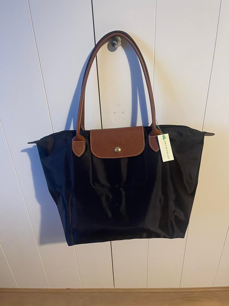 Sac a main Longchamp noir taille L (prix négociable), Enlèvement ou Envoi, Comme neuf, Noir