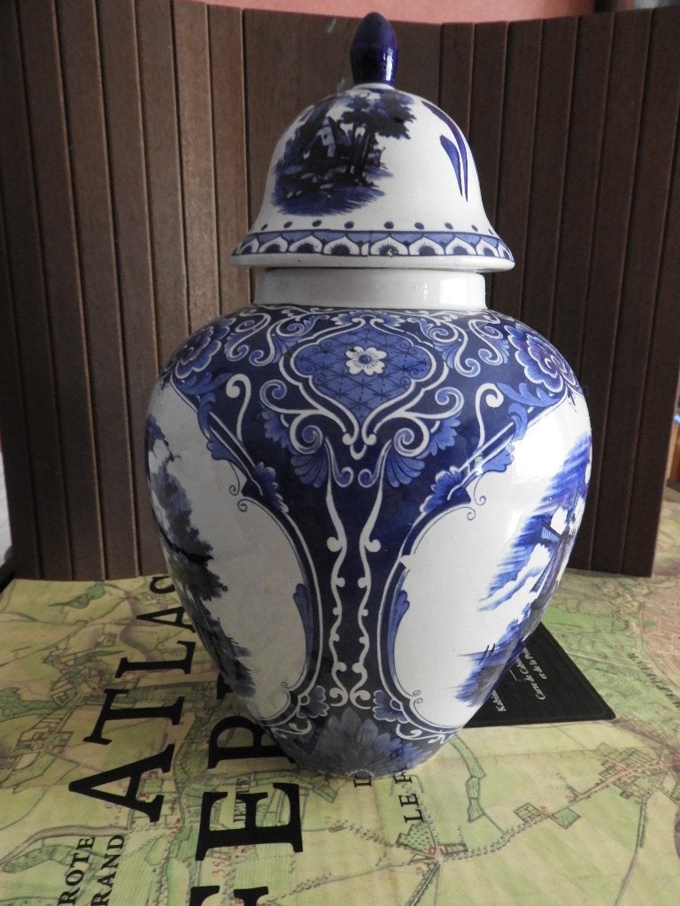 Delfsblauwe vaas, Antiquités & Art, Enlèvement