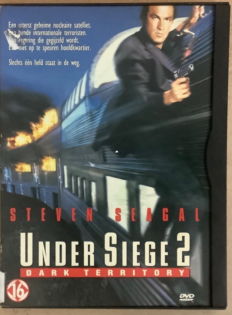 Under Siege 2: Dark Territory (1995) Dvd Steven Seagal, Action, Enlèvement ou Envoi, Anglais, À partir de 16 ans