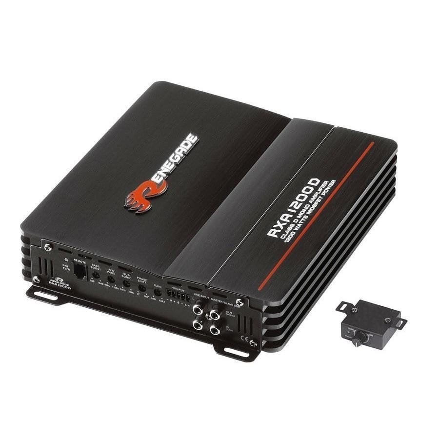 Renegade RXA1200D Class D 1- kanaals versterker 1200 Watt, Ophalen of Verzenden, Nieuw