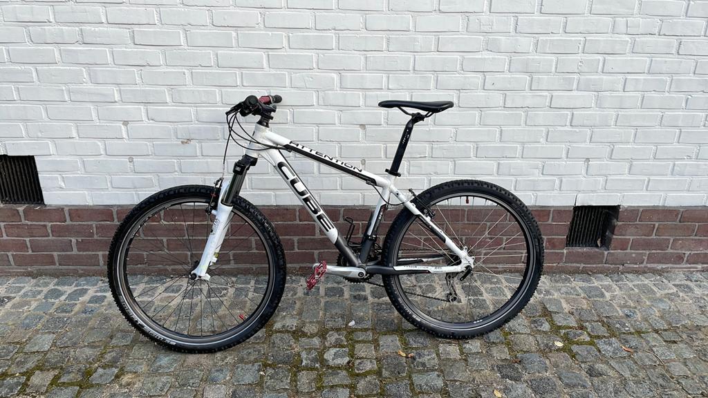 Mtb cube attention veel nieuwe dingen erop, Vélos & Vélomoteurs, Vélos | VTT & Mountainbikes, Autres marques, Frein sur jante