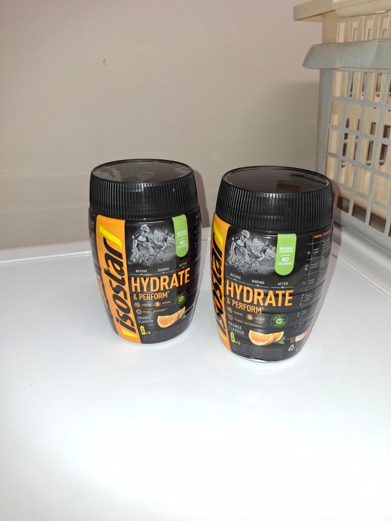 2 bidons boisson sportive Isostar, Enlèvement