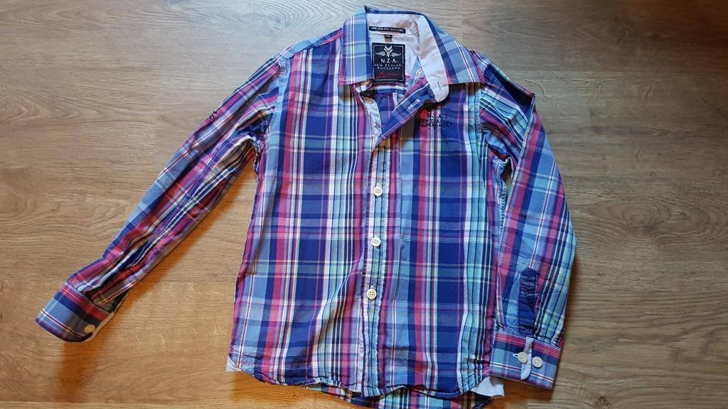 gestreept hemd NZA maat 128, Kinderen en Baby's, Overhemd of Blouse, Ophalen of Verzenden, Zo goed als nieuw, Nza