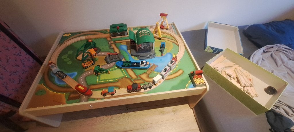 Train brio et table, Ophalen, Gebruikt