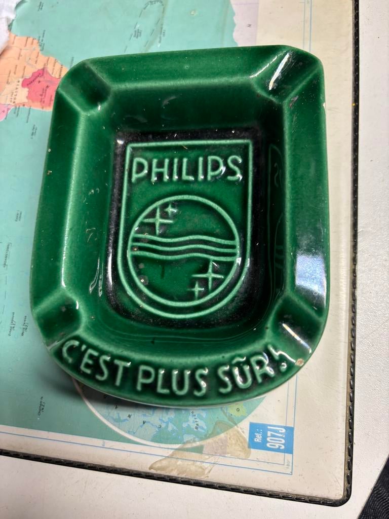Oude Philips asbak, Verzamelen, Ophalen of Verzenden, Zo goed als nieuw