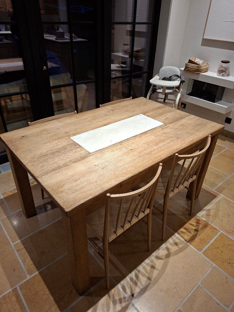 Eiken tafel, Huis en Inrichting, Ophalen, Gebruikt, 100 tot 150 cm, Eikenhout