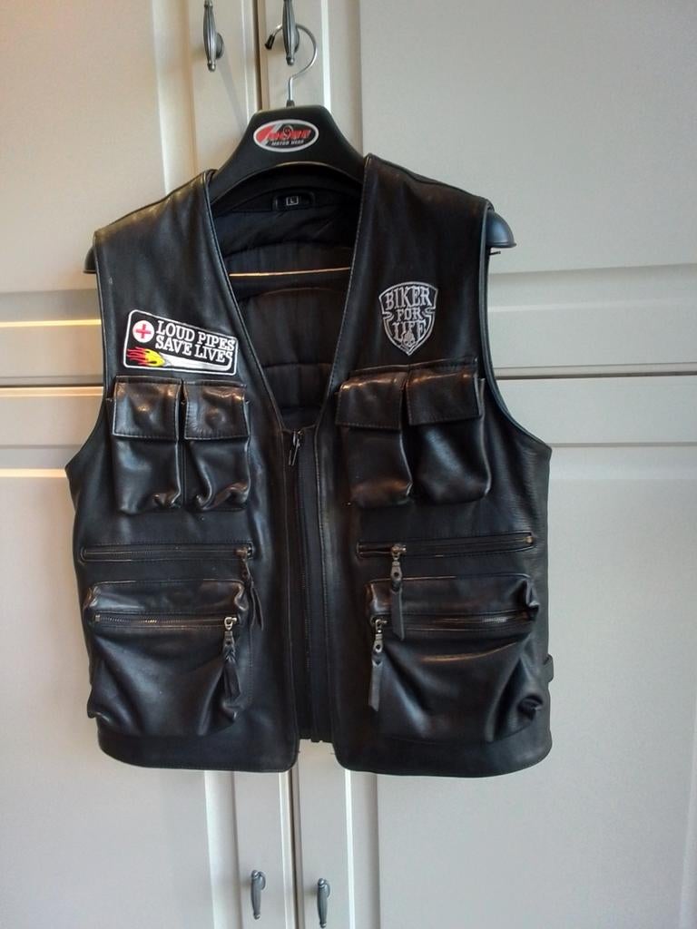 Gillet leder, Motoren, Ophalen of Verzenden