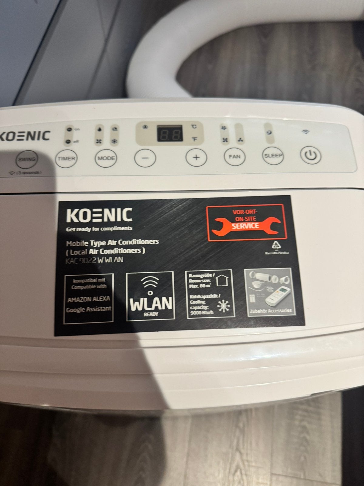 Climatiseur mobile — KOENIC, Enlèvement ou Envoi, Comme neuf, Climatiseur mobile