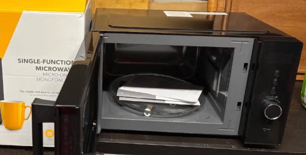 Nieuwe microwave in doos, Ophalen, Microgolfoven, Nieuw, Draaiplateau