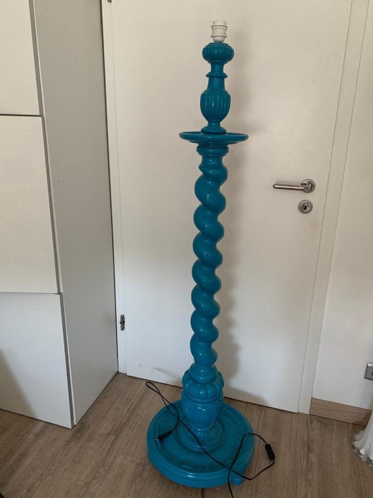 Antieke eikenhouten lampenvoeten, Antiek en Kunst, Ophalen