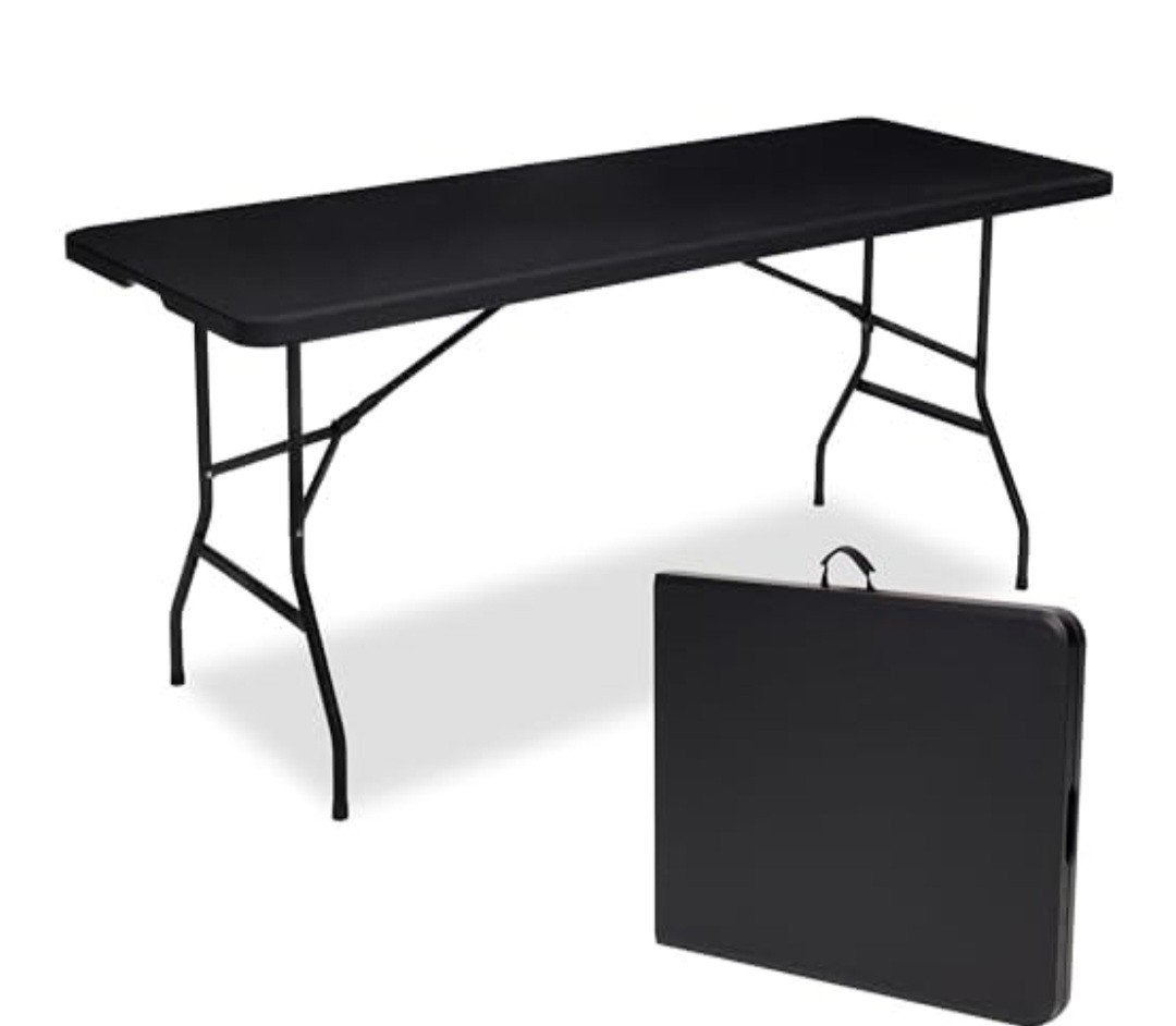 Table noire pliante  à vendre, Enlèvement