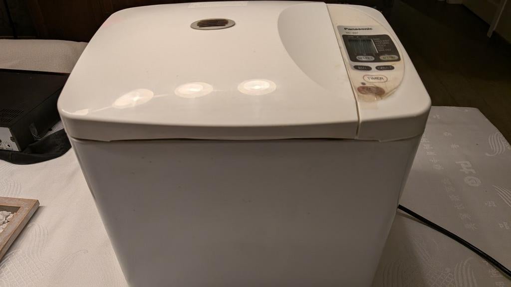 Panasonic sd 207, Elektronische apparatuur, Broodbakmachines, 400 tot 800 gram deeg, Ophalen, Gebruikt, Met timer