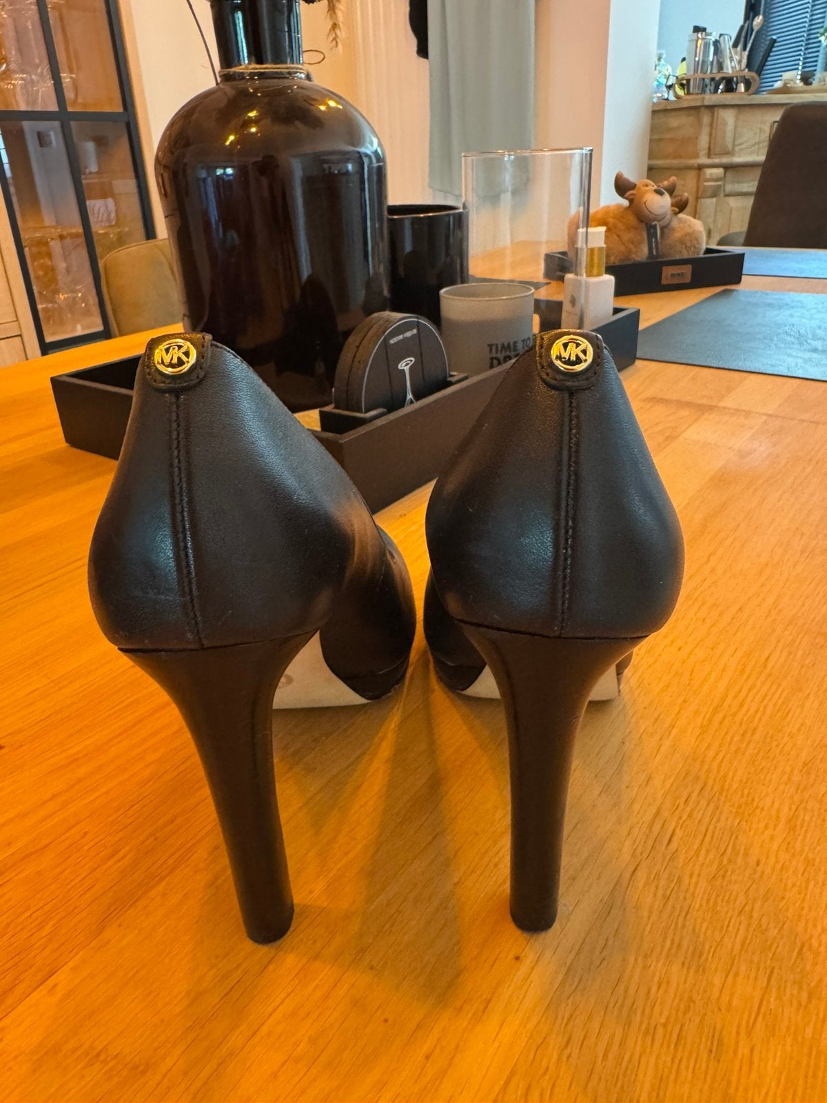 Michael Kors - Leren pumps - Zwart, Enlèvement, Comme neuf, Noir, Escarpins