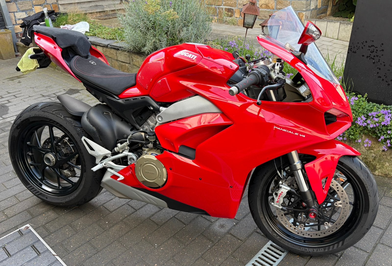 DUCATI PANIGALE V4, ROOD, BOUWJAAR 2018, Motoren, Occasion, 4 cilinders, Motorrijbewijs A, 1104 cc