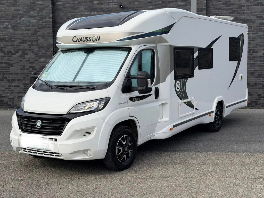 Fiat Ducato Chausson 718 XLB Speciaal edtition 150pk, Caravanes & Camping, Camping-cars, Particulier, jusqu'à 6, Semi-intégral