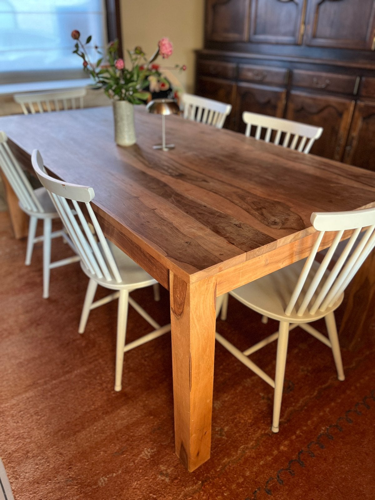 Stevige houten tafel, Antiek en Kunst, Ophalen