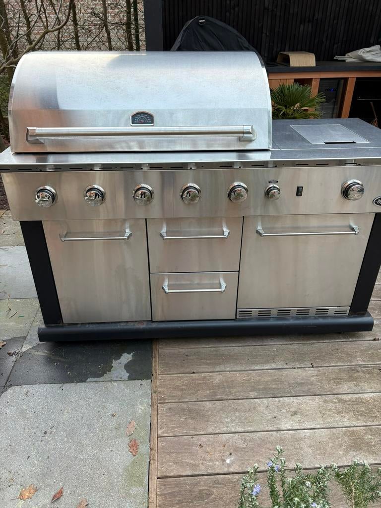 Boretti BBQ met frigo en zijbrander, Tuin en Terras, Ophalen, Gebruikt