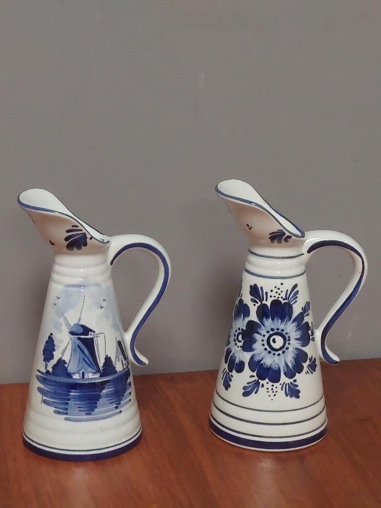 2 pichets DELFT, Antiquités & Art, Enlèvement