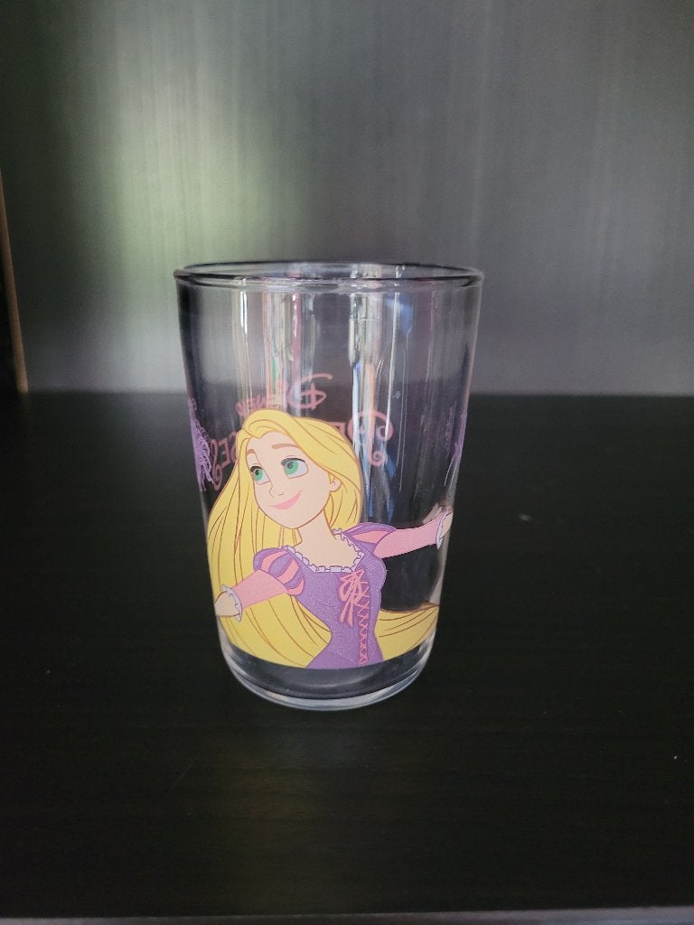 Disney Princesses Rapunzel glas, Ophalen, Overige figuren, Zo goed als nieuw, Overige typen