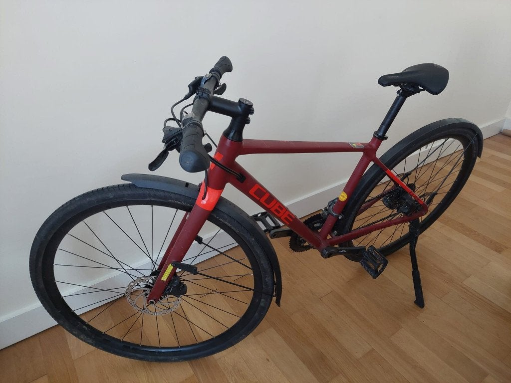 Cube SL Road Bike XS – Incl. Mudguards & Kickstand, Autres marques, Vitesses, 49 à 53 cm, Enlèvement