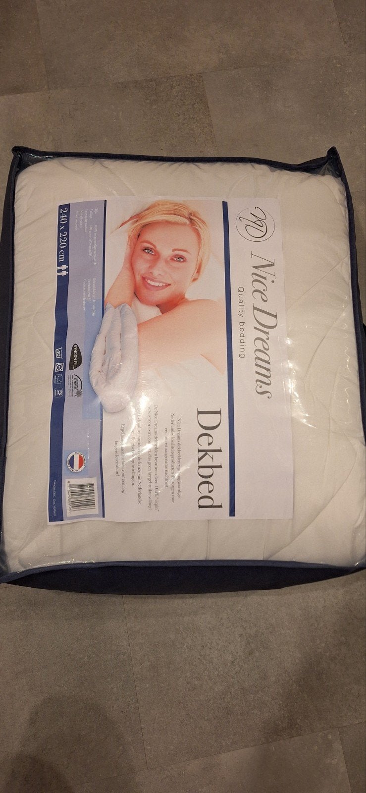 NIEUW Dekbed 240cm x 220cm, Ophalen, Anti-allergisch, Deken of Dekbed, Nieuw