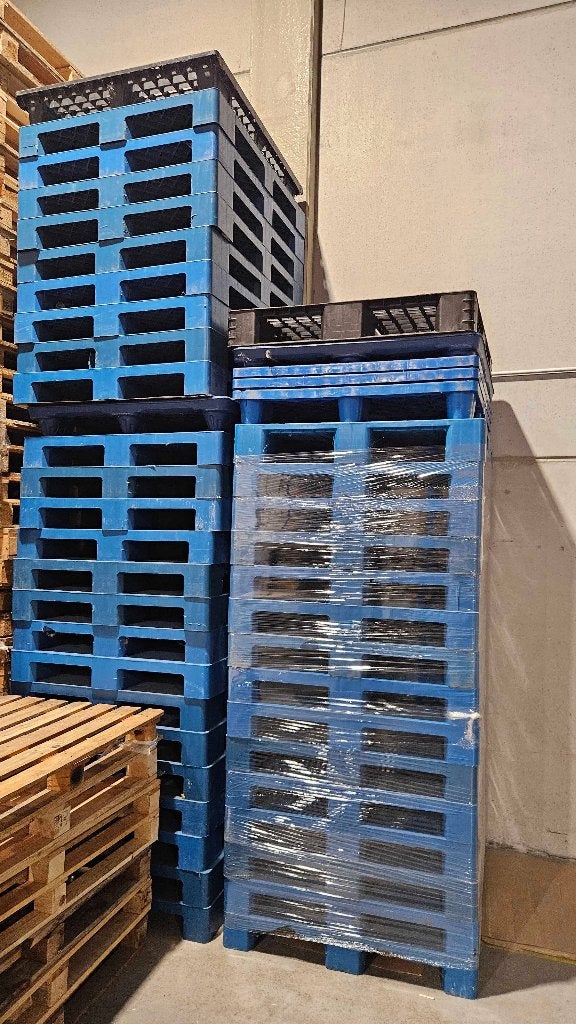 Gebruikte plastic pallets 120x100cm, Ophalen, Gebruikt, 100 cm of meer, 60 cm of meer